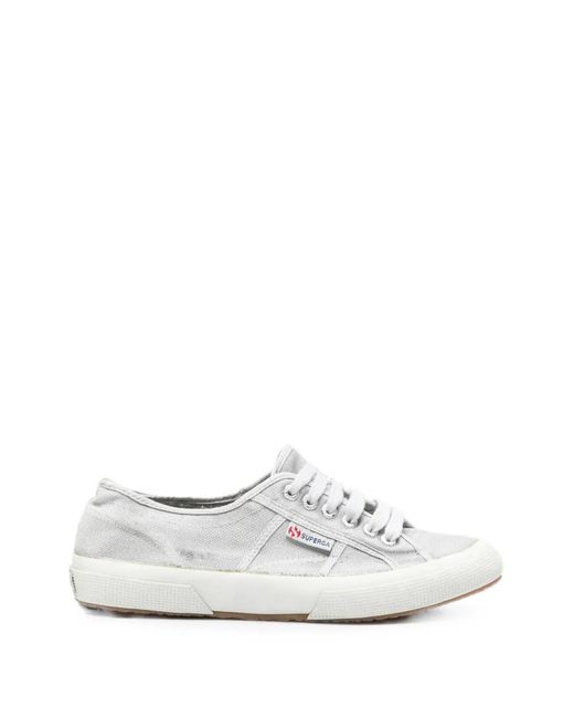 Superga White 2750 Round-Toe Sneakers for men
