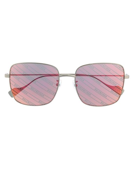 Balenciaga Metallic Ghost Square-frame Sunglasses