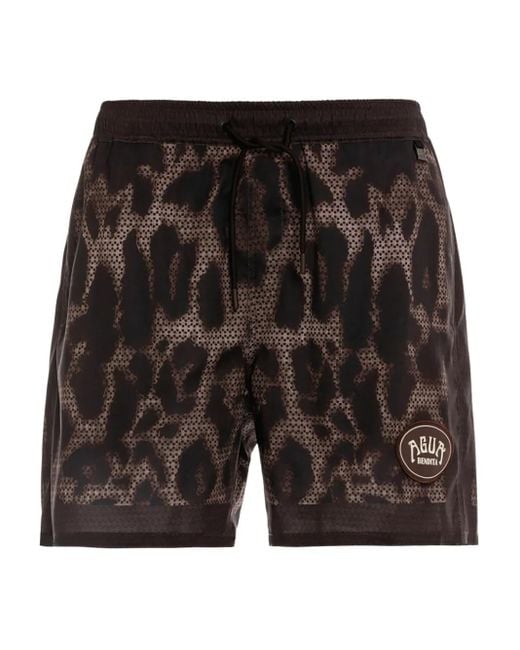 Agua Bendita Black Joe Quilt Swim Shorts for men