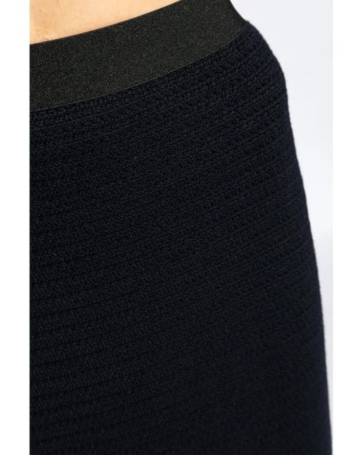Fabiana Filippi Blue Knit Pencil Skirt