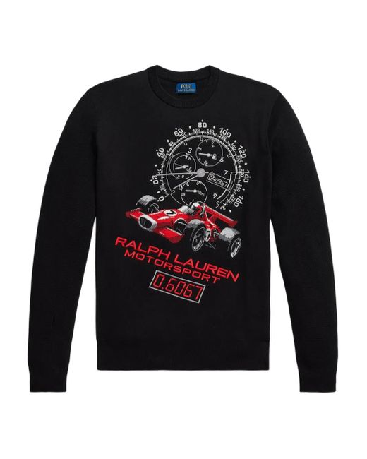 メンズ Polo Ralph Lauren グラフィック セーター Black