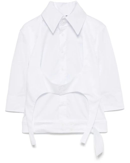 Camicia A Collo Alto di OTTOLINGER in White