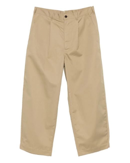 Junya Watanabe Natural Pleated Trousers for men
