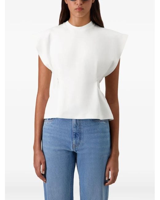Coperni White Crew-Neck T-Shirt