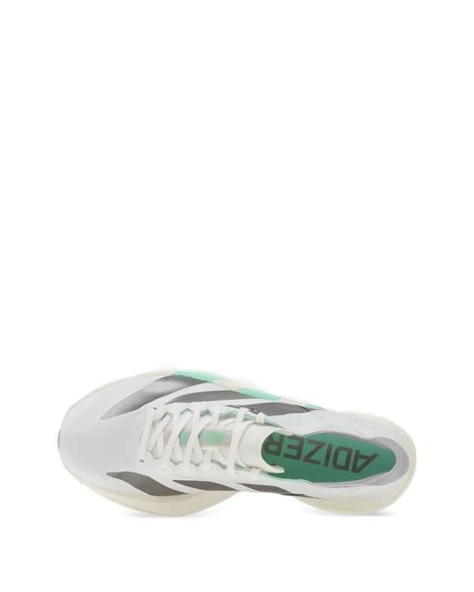 Adidas White Adizero Adios Pro 4 Shoes