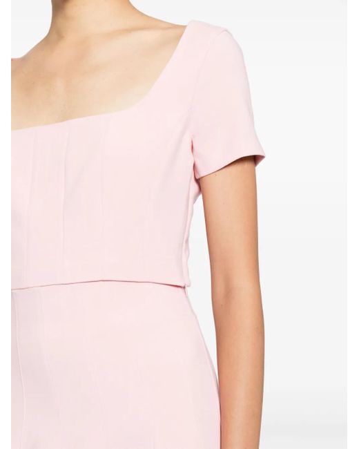 Staud Cropped Blouse in het Pink