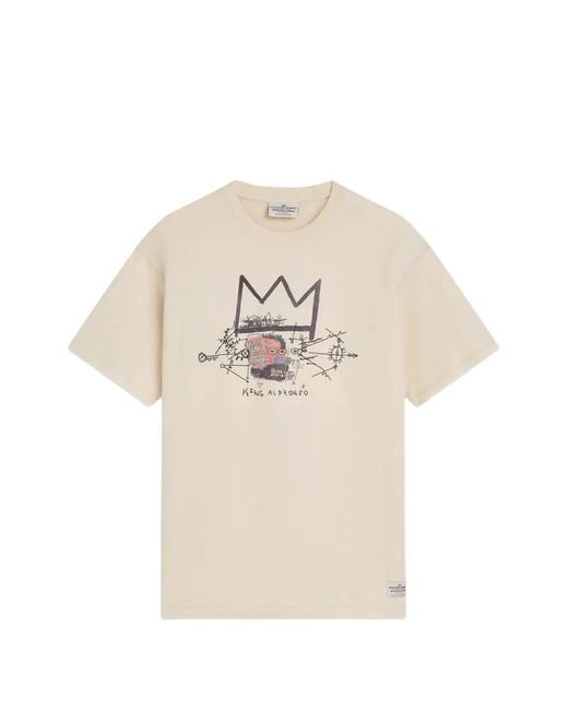 Scotch & Soda X Basquiat T-Shirt mit Grafik in White für Herren