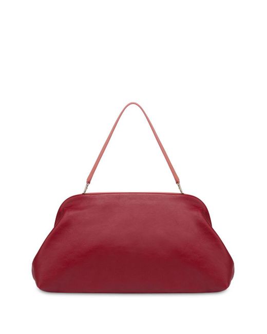 Philosophy Di Lorenzo Serafini Red Lauren Leather Clutch Bag