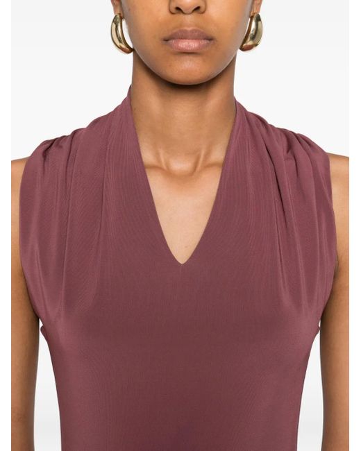 TOVE Purple Vina Maxi Dress