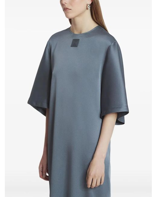 Lanvin Blue Satin Dress