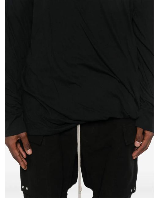 Rick Owens Black Double T-Shirt for men