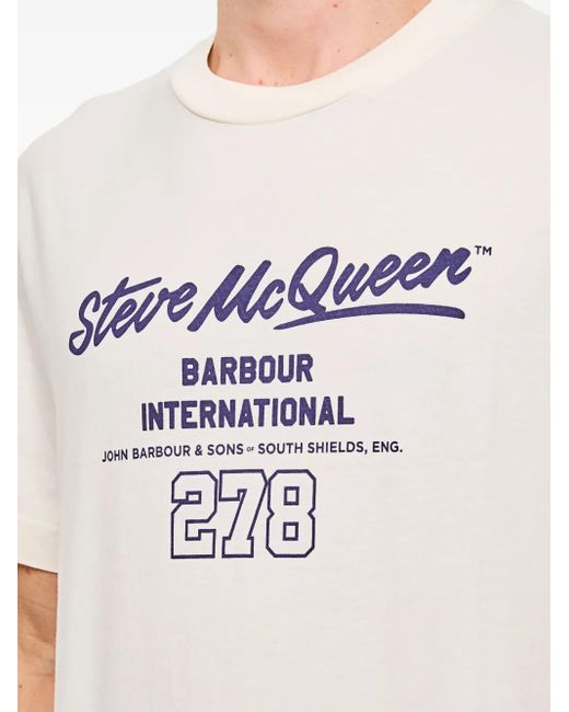 メンズ Barbour X Steve Mcqueen Colman T-shirt White