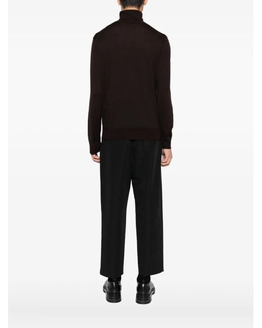 Tom Ford Black Roll-Neck Sweater for men