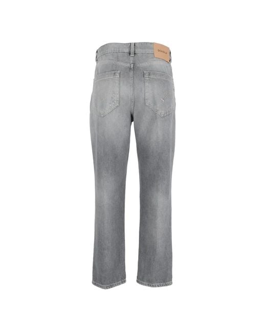 Dondup Gray Koons Distressed Jeans