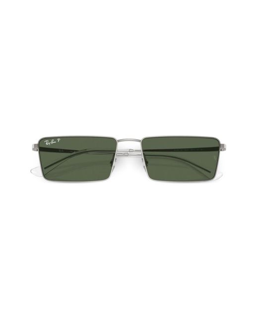 Ray-Ban Green Emy Bio-based Rectangle-frame Sunglasses