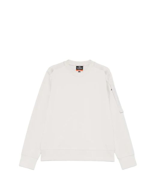 Parajumpers White Crew-Neck Sweatshirt for men