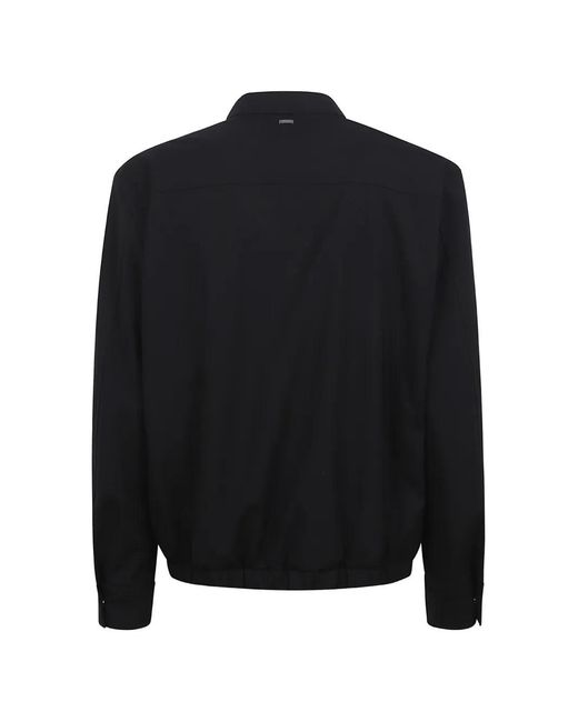 Herno Black Veste À Fermeture Zippée for men