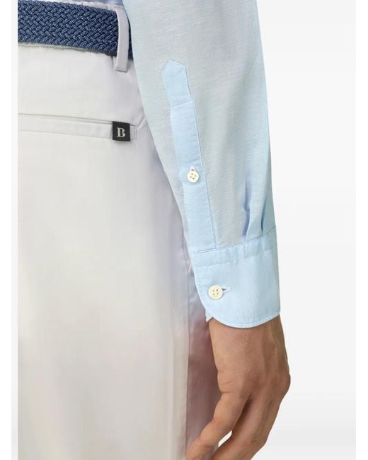 Boggi Blue Regular-Fit Shirt for men