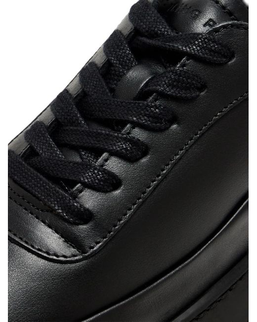 Filling Pieces Black Mondo Leather Sneakers for men