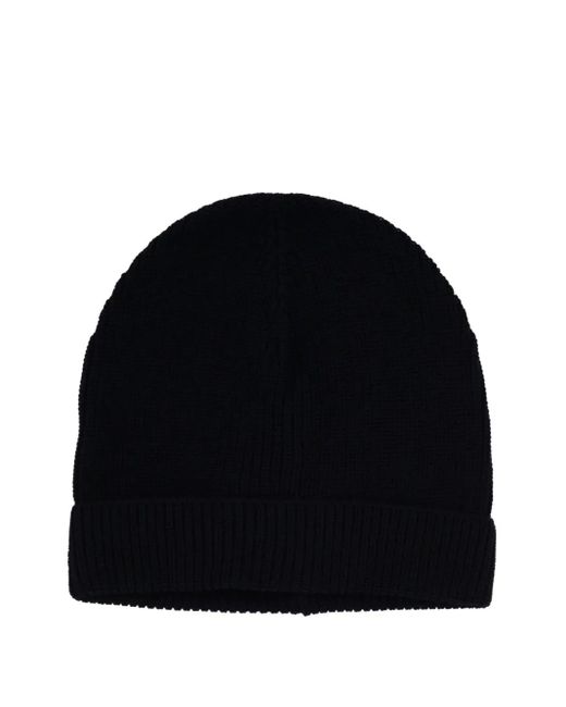 Gorro de punto de lana virgen Gran Sasso de hombre de color Black