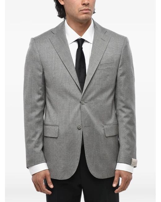 Blazer Con Botones Corneliani de hombre de color Gray