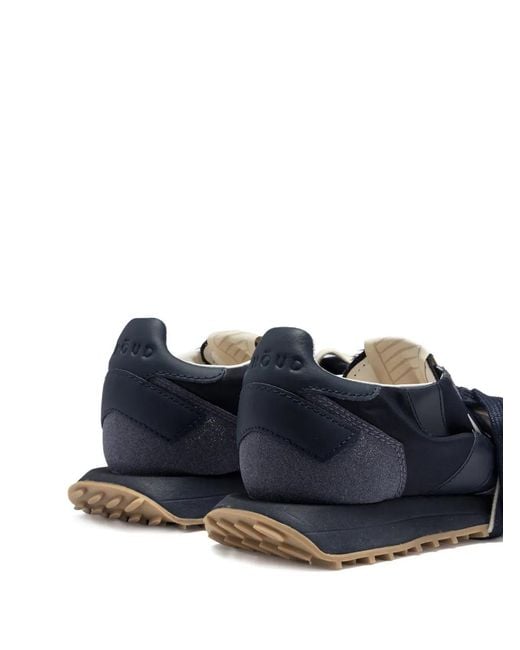 GHOUD VENICE Blue Rush Glitter-Detail Sneakers