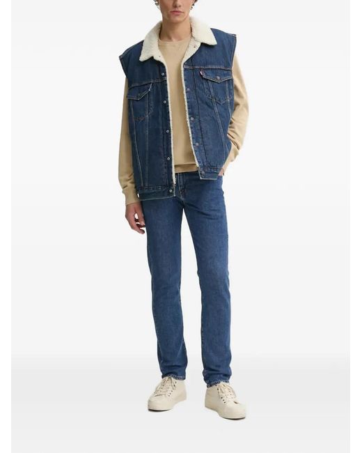 Levi's Blue Five-Pocket Jeans for men