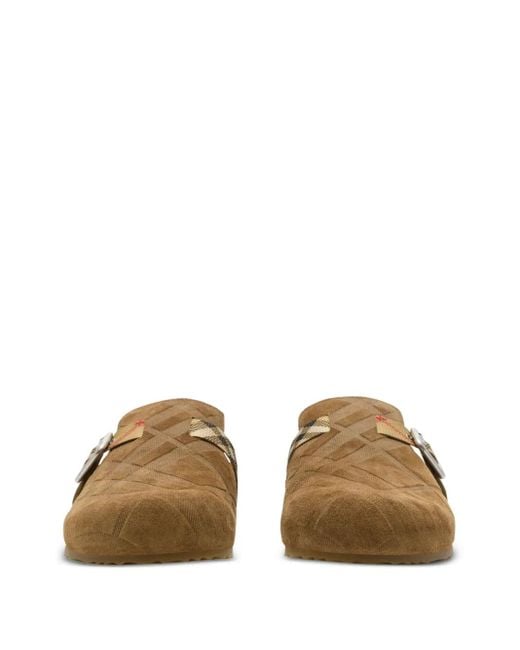 Burberry Brown Urchin Slides for men