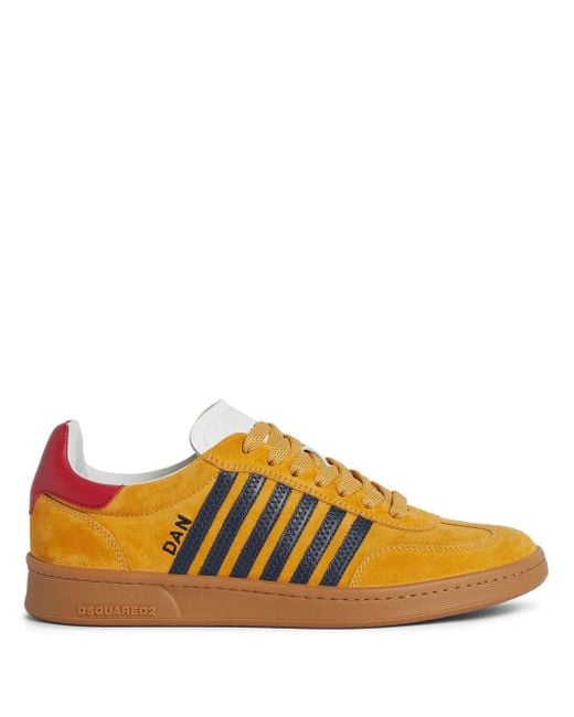 Baskets Boxer En Daim DSquared² pour homme en coloris Orange