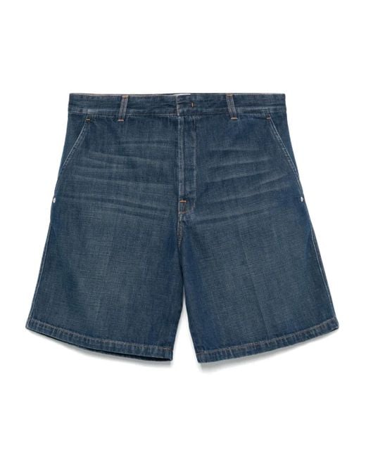 Lanvin Blue Denim Shorts for men