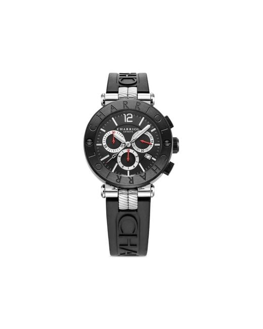 Charriol Black Navigator Cruise 41Mm for men