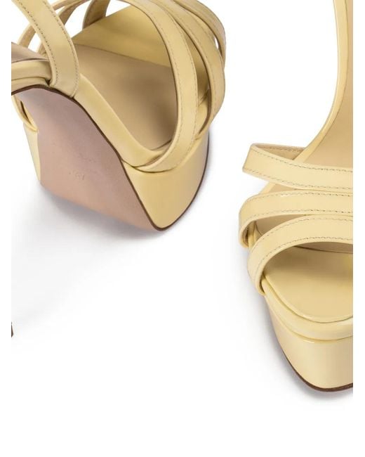 Le Silla Metallic Sandales Lola À Plateforme