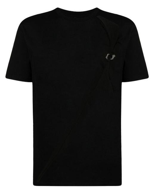 T-shirt Morphed Carabiner di HELIOT EMIL in Black da Uomo
