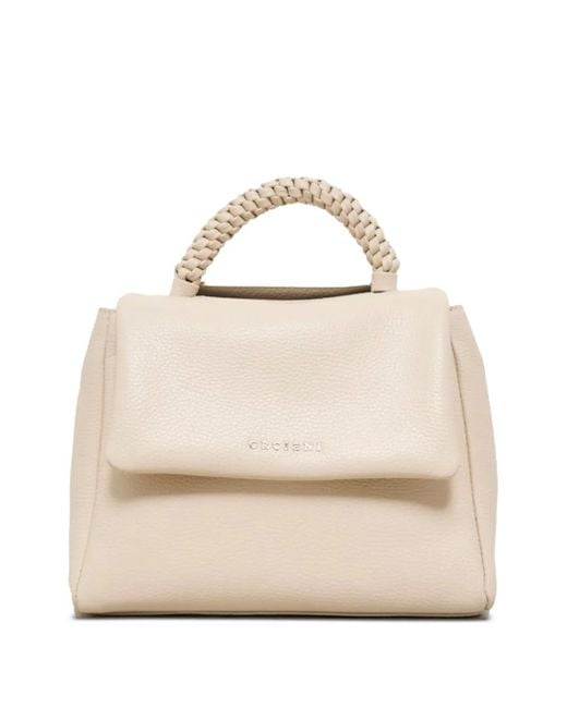 Orciani Natural Leather Mini Bag