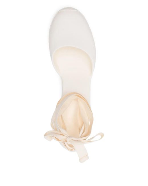 Castaner White Careen Espadrilles
