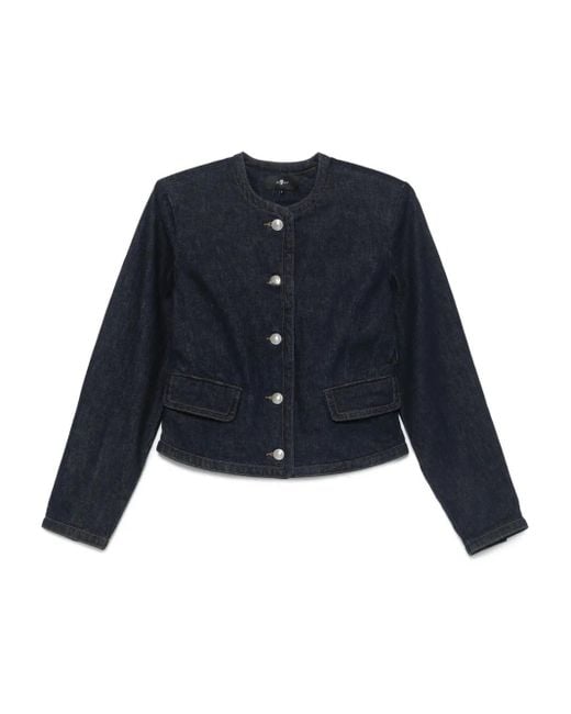 Chaqueta vaquera 7 For All Mankind de color Blue