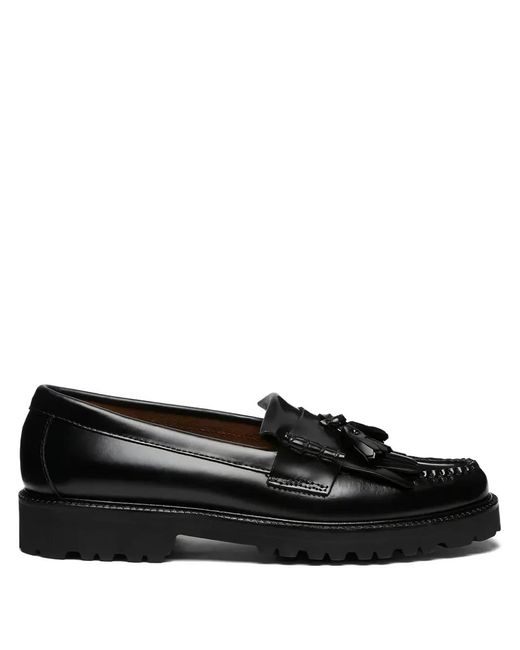 G.H.BASS Black Weejuns 90S Layton Ii Kiltie Loafers for men