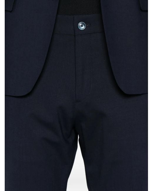 Daniele Alessandrini Blue Button Suit for men