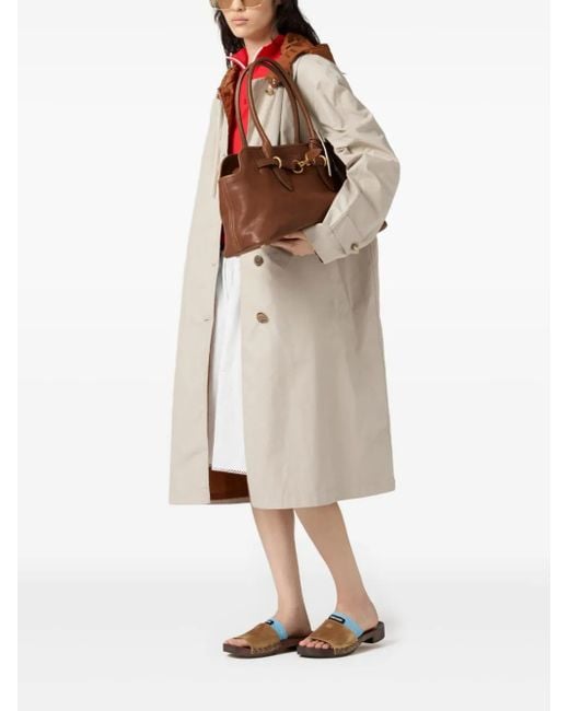 Miu Miu Reversible Coat in Natural | Lyst