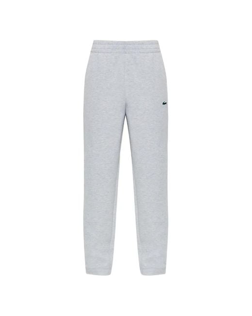 Lacoste Gray Pantalon De Jogging À Logo for men