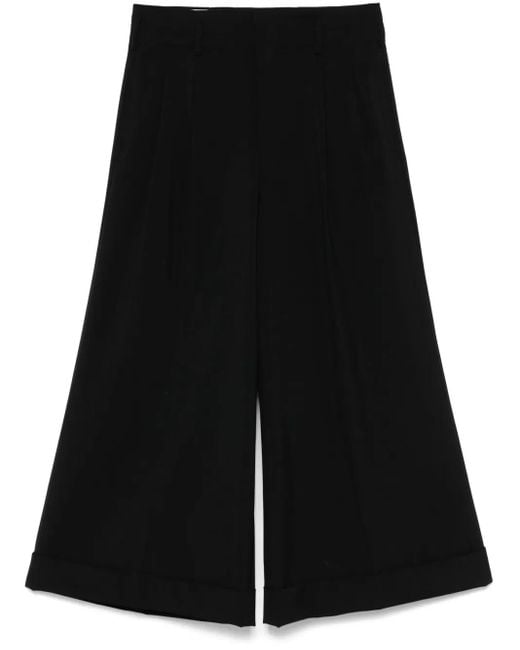 Pantaloni Plissé di Comme des Garçons in Black