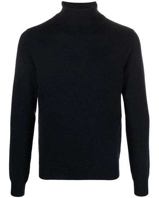 Malo Blue Turtleneck Jumper for men