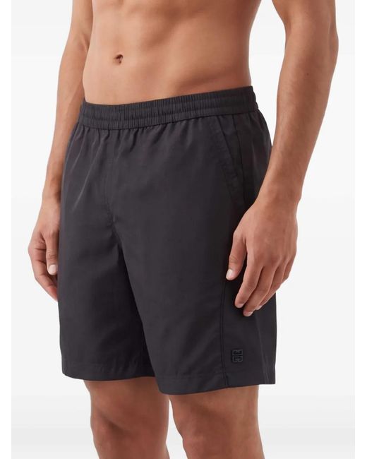 Bañador Con Logo Givenchy de hombre de color Gray