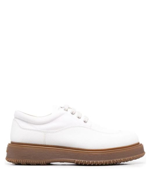 Hogan White Untraditional Low-Top Sneakers for men