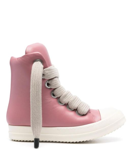 Rick Owens Pink Jumbo Sneakers