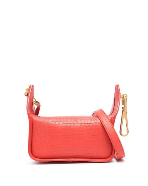 Bally Leather Cross Body Bag in Red Lyst