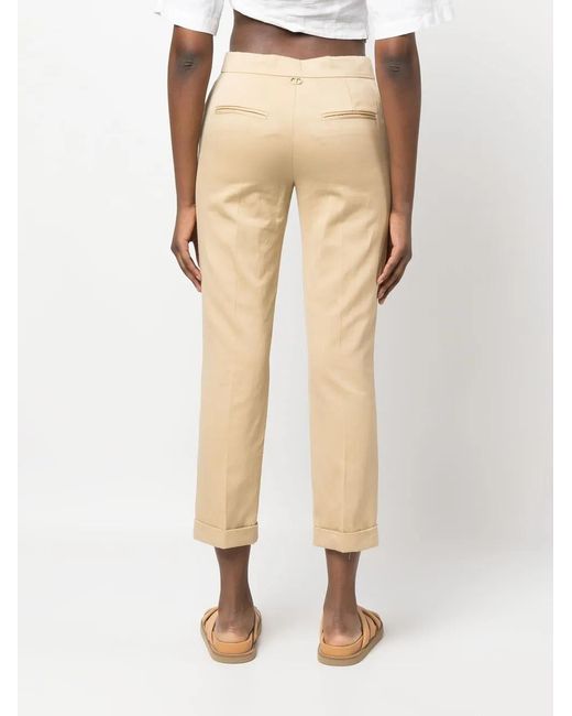 Twinset Straight Broek in het Natural