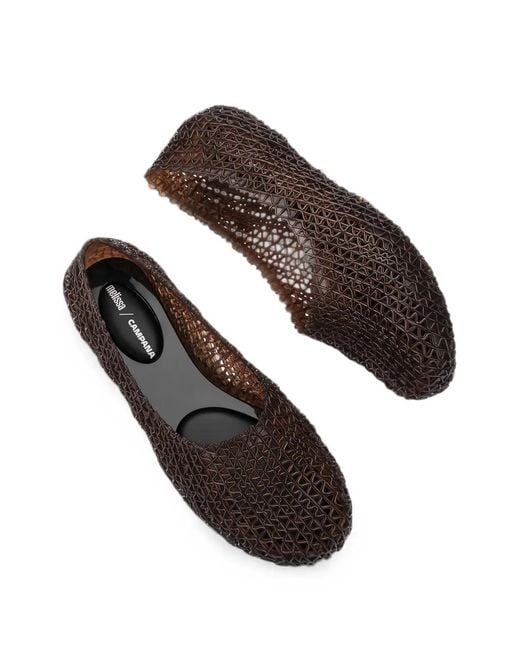 Melissa Brown Campana Papel Hug Ballet Flats