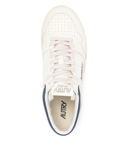 Autry White Medalist Sneakers for men