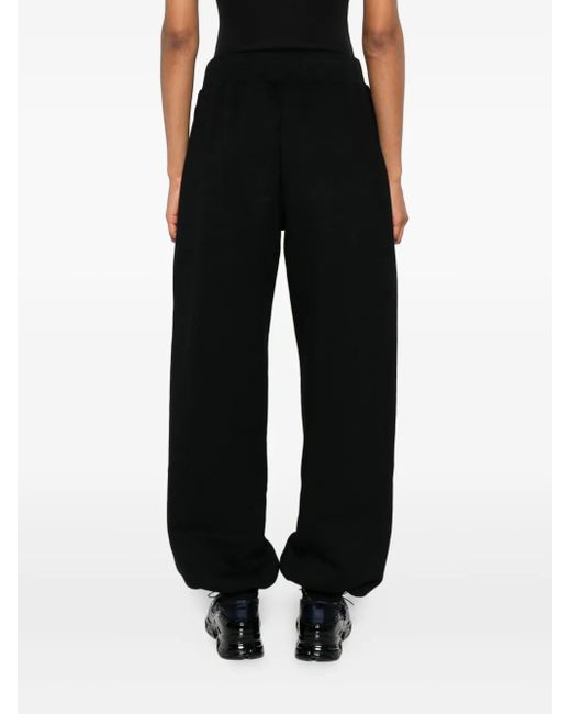 Chopova Lowena Black Jogginghose mit grafischem Print